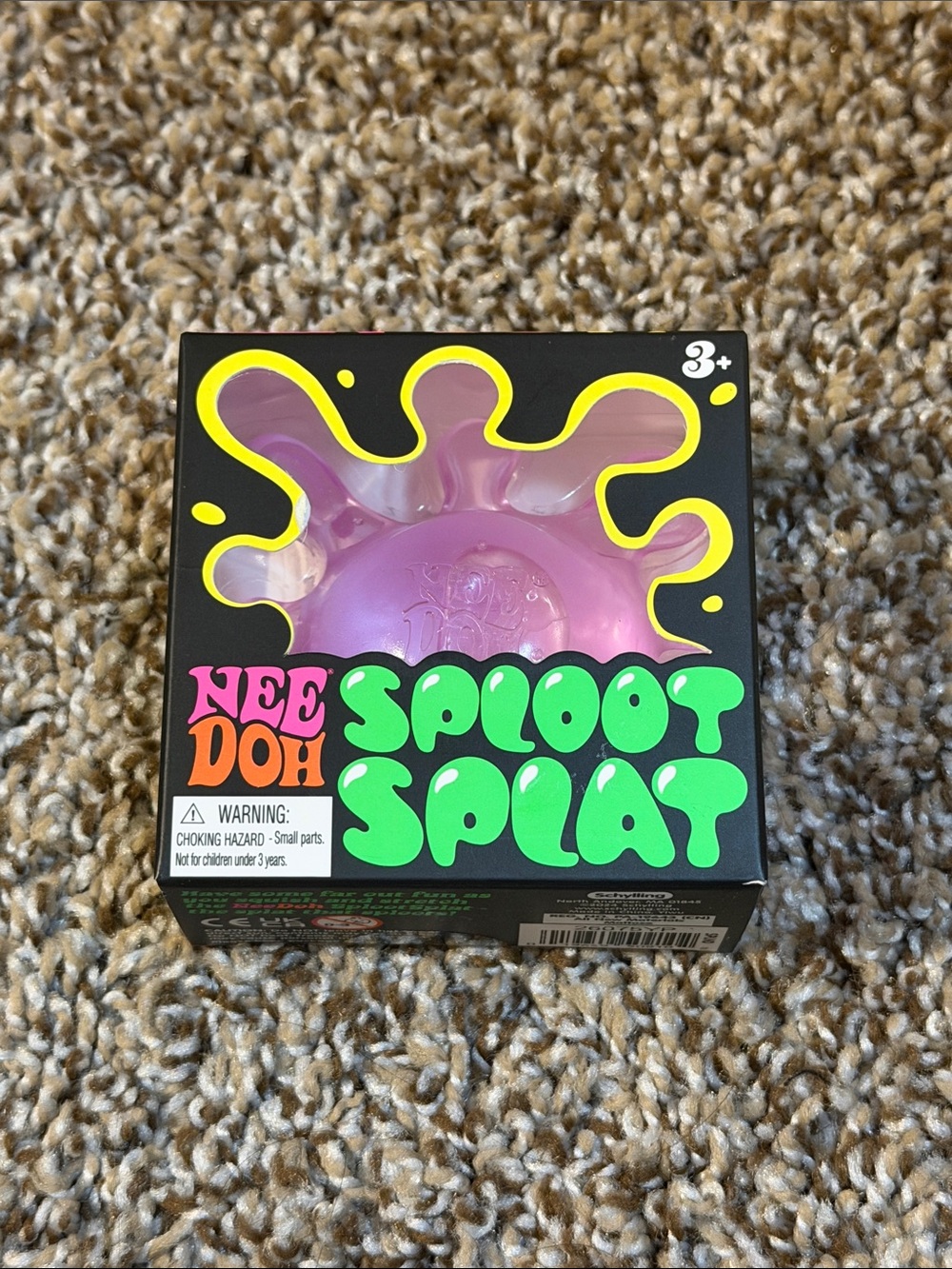 Needoh Sploot Splat purple squishy Toy 🫟